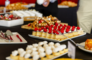 Buffet in the ascot bar